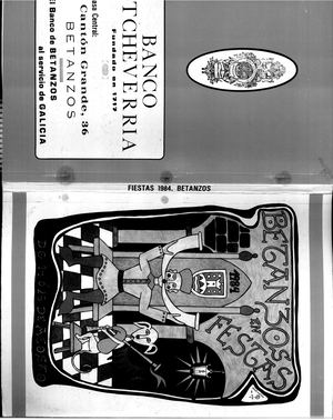 Libro De Festas Patronais San Roque 1984