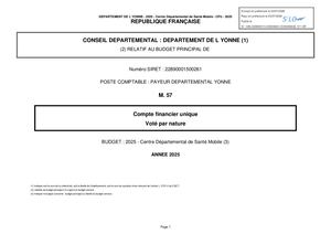 Document Budgétaire CFU 2025 CDSM