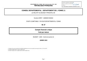 Document Budgétaire CFU 2025 CSSA