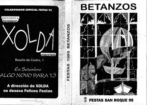 Libro De Festas Patronais San Roque 1995