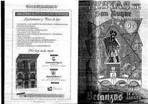 Libro De Festas Patronais San Roque 1997