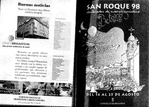 Libro De Festas Patronais San Roque 1998