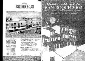 Libro De Festas Patronais San Roque 2002