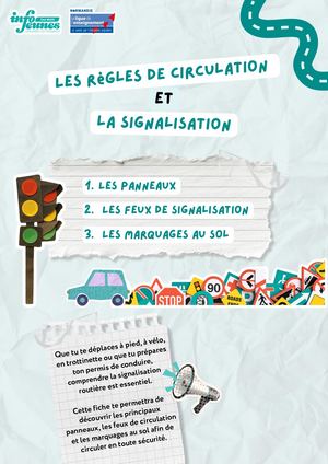 Fiche Code de la route : Les Règles De Circulation Et La Signalisation
