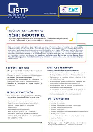 2026 2027 ISTP FICHE GENIE INDUSTRIEL