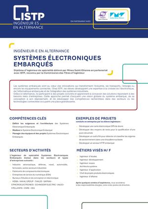 2026 2027 ISTP FICHE SYSTEMES ELECTRONIQUES EMBARQUÉS