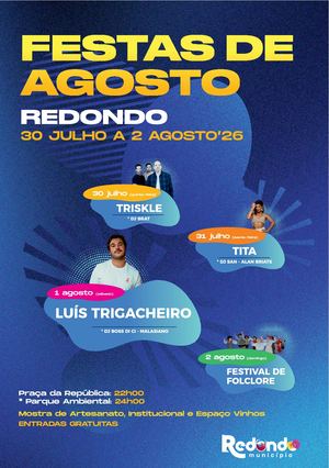 Festas de Agosto 2026 - Programa
