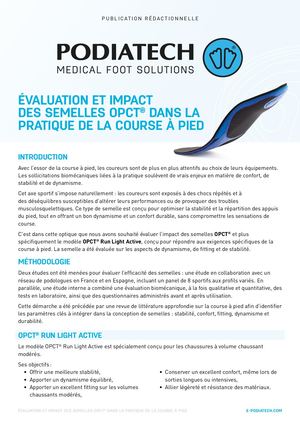 Etude Opct Run Light Active FR 2026