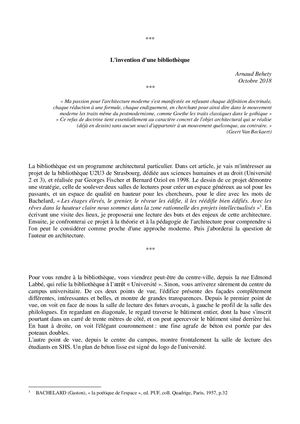 Arnaud Behety Invention D'une Bibliothèque