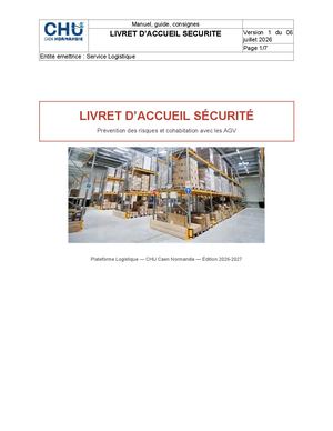 Livret Securite V2