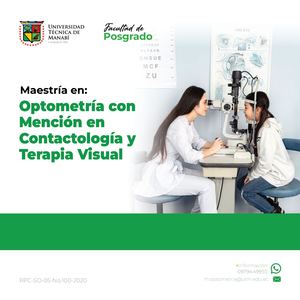 Optometría Mención Contactología Y Terapia Visual (I)