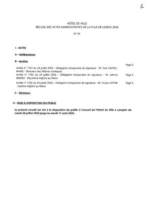 Recueil N° 41