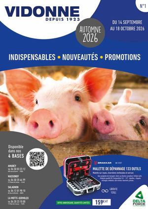CHAMOUX VIDONNE CATALOGUE AUTOMNE 2026