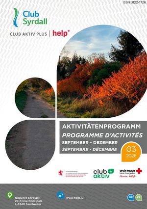 Club Syrdall Programme Sept Dec 2026