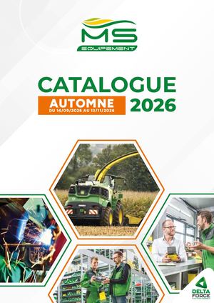 MS EQUIPEMENT CATALOGUE AUTOMNE 2026