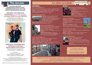 Animations Seniors 2eme Semestre 2026
