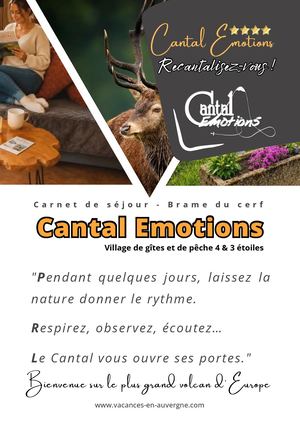 Carnet De Séjour Brame Du Cerf Votre Séjour Commence Ici Cantal Emotions 1
