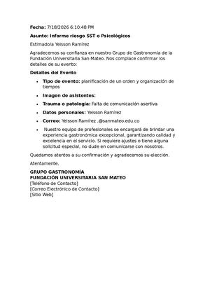 Dayana Serrano Ramirez Psicologia