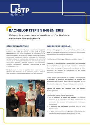 2026 2027 ISTP BACHELOR FICHE MISSIONS