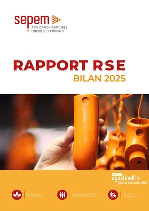 Livret RSE 2025_SEPEM APPLICATION DE PEINTURES LIQUIDES ET POUDRES8GROUPE AGOSTINELLI