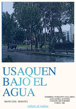 Usaquén bajo el agua
