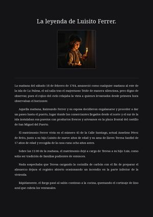 La leyenda de Luisito Ferrer.