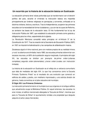 Reseña Histórica De La Primaria Guillermo Prieto 1