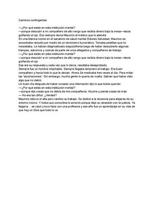 Cambios Contingentes