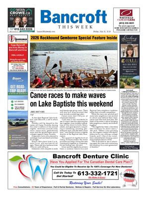 Bancroft This Week July 31, 2026