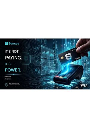 The Bancus debit card is a Visa network card designed for spending cryptocurrencies and dollars directly in the real world.