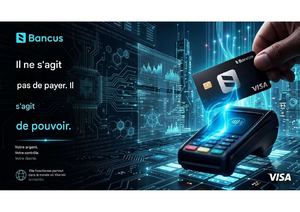 La carte de débit Bancus est une carte du réseau Visa conçue pour dépenser des cryptomonnaies et des dollars directement dans le monde réel.