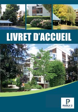 Livret D'accueil Parly 2