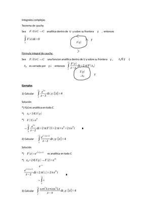 integrales Complejas