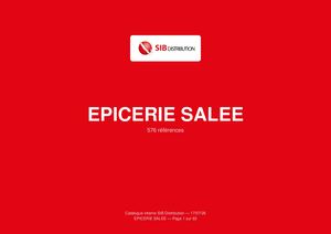Catalogue Alimentaire 07 2026