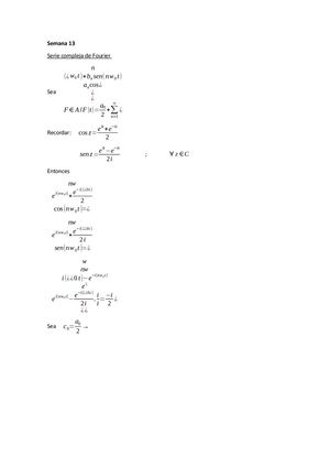 Serie Compleja De Fourier (1)
