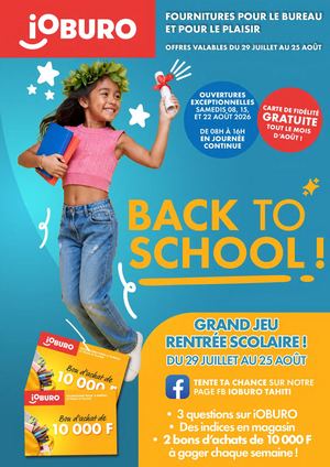 Catalogue BACK TO SCHOOL iOBURO 2026