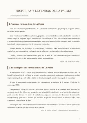 Historias y leyendas de La Palma volumen IV
