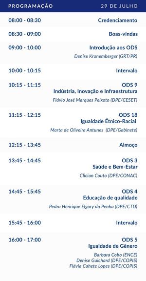 Programacao Ods