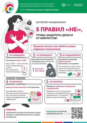 Интернет мошенники пять правил «НЕ», чтобы защитить деньги от аферистов!
