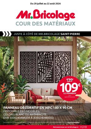 Mr Bricolage Cour des matériaux Août 2026