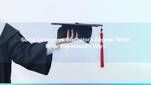 Some College vs. Bachelor's Degree: What Finishing Actually Pays