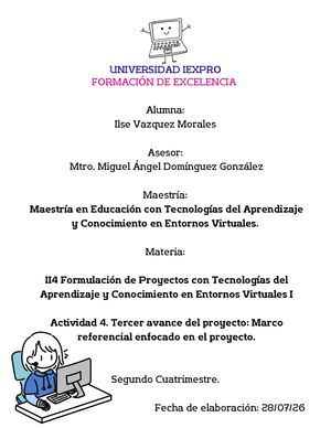 Actividad 4 Tercer Avance Del Proyecto