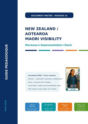 Document Maitre Mission 14 Maori Visibility