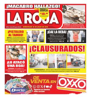 La Roja, Miércoles 29 De Julio De 2026