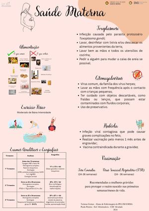 Póster Saúde Materna