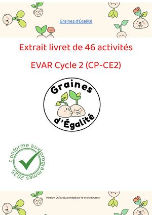 Extrait Livret D’activités Evar Cycle 2 (Cp Ce2) Docx (1)