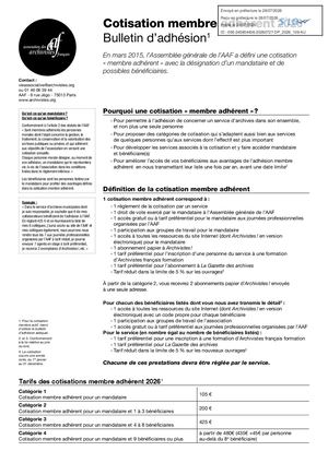 DP 2026 109 Adhesion Archivistes PJ