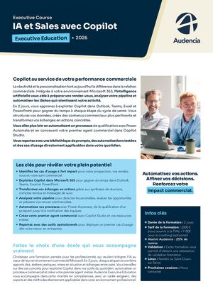 Fiche IA & Sales avec Copilot