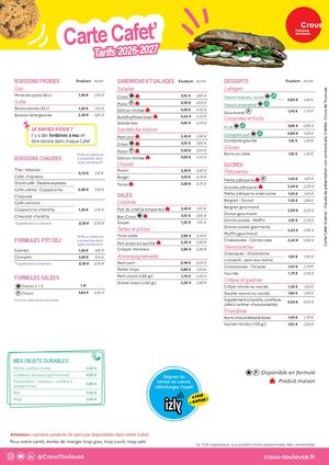 Carte Cafet Arsenal 2026 27