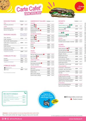 Carte Cafet Enseeiht 2026 27